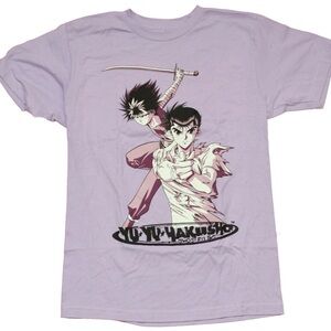 Kids Anime Graphic Tee - Light Purple